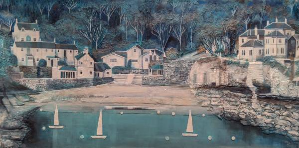 - Mixed Media on Canvas, Painting by Julie Adlard, measuring 50 x 100 cm (H x W) framed at 59 x 109 cm £1300